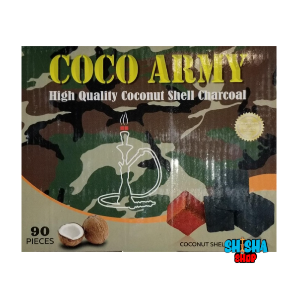 ZANOBIA COCO ARMY COCONUT COAL( 90 PIECES)