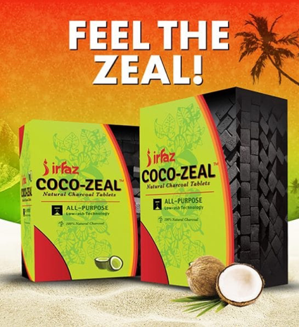 COCO ZEAL COCONUT CHARCOAL
